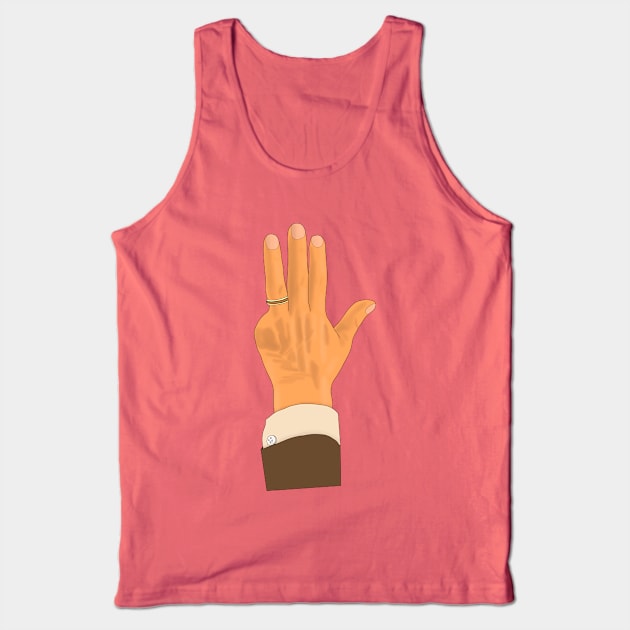 Lula's left hand and a heart Tank Top by DiegoCarvalho